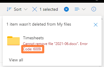 microsoft onedrive email delete